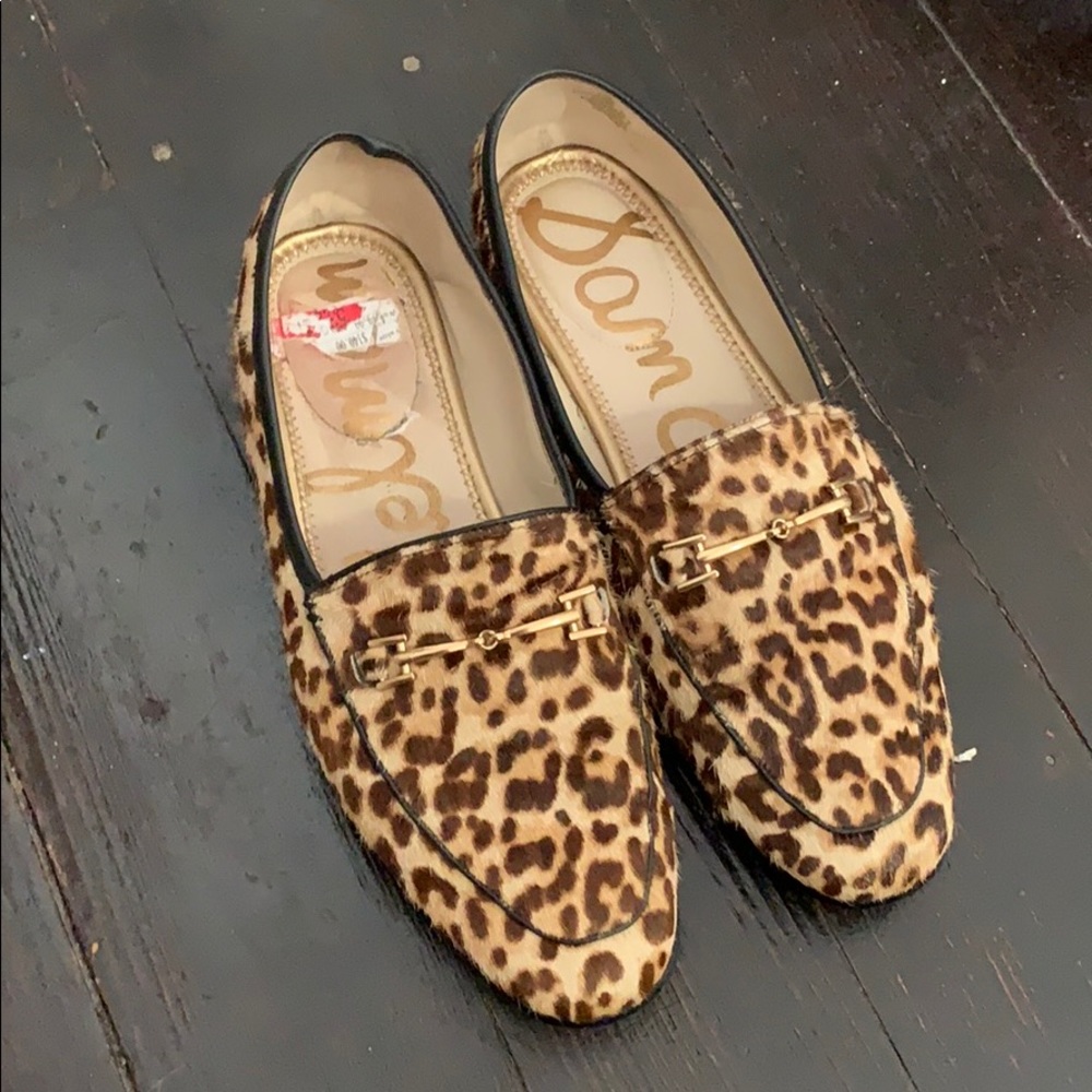 Sam Edelman leopard loafers